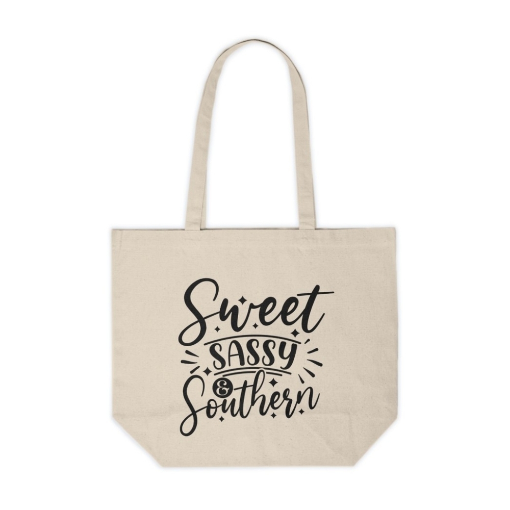 Sweet, Sassy & Southern Custom Canvas Tote Bag